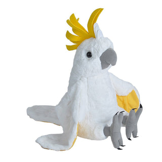 Cuddlekins Sulphur Crested Cockatoo 12"