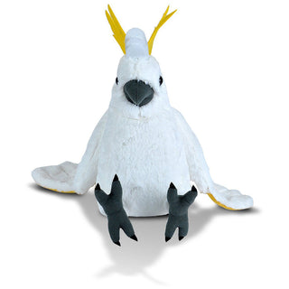 Cuddlekins Sulphur Crested Cockatoo 12"