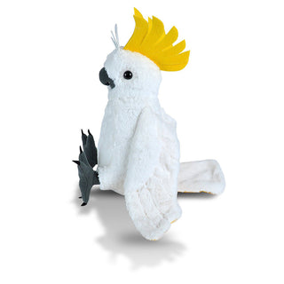 Cuddlekins Sulphur Crested Cockatoo 12"