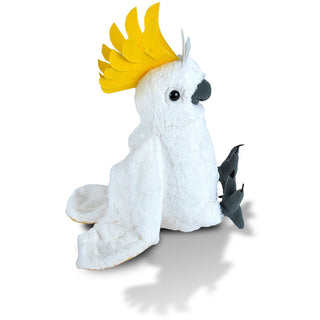Cuddlekins Sulphur Crested Cockatoo 12"