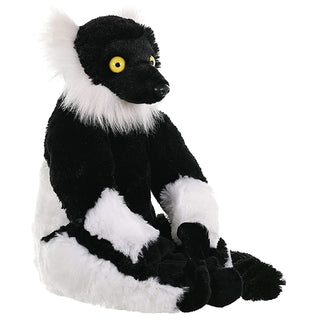 Cuddlekins Black and White Lemur 12"