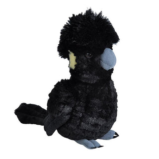 Cuddlekins Black Yellow Tailed Cockatoo 12"