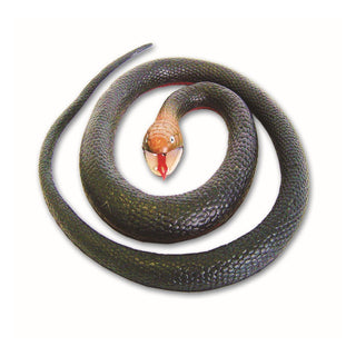 Rubber Snake Red Bellied Black 46"