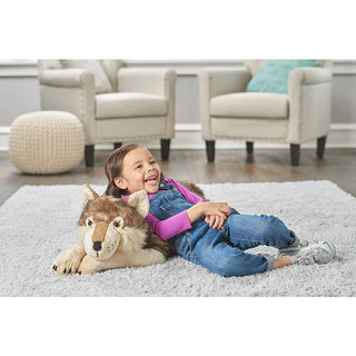 Cuddlekins Jumbo Wolf 30"